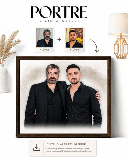 Kişiye Özel Fotoğraf Birleştirme - Dijital Teslim
