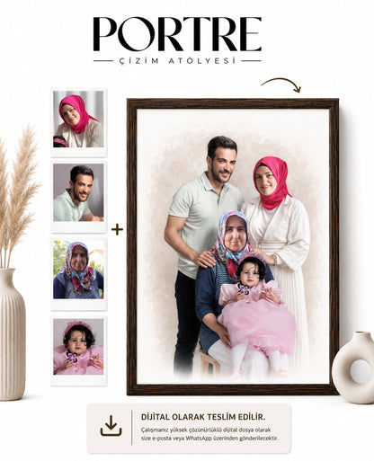 Kişiye Özel Fotoğraf Birleştirme - Dijital Teslim