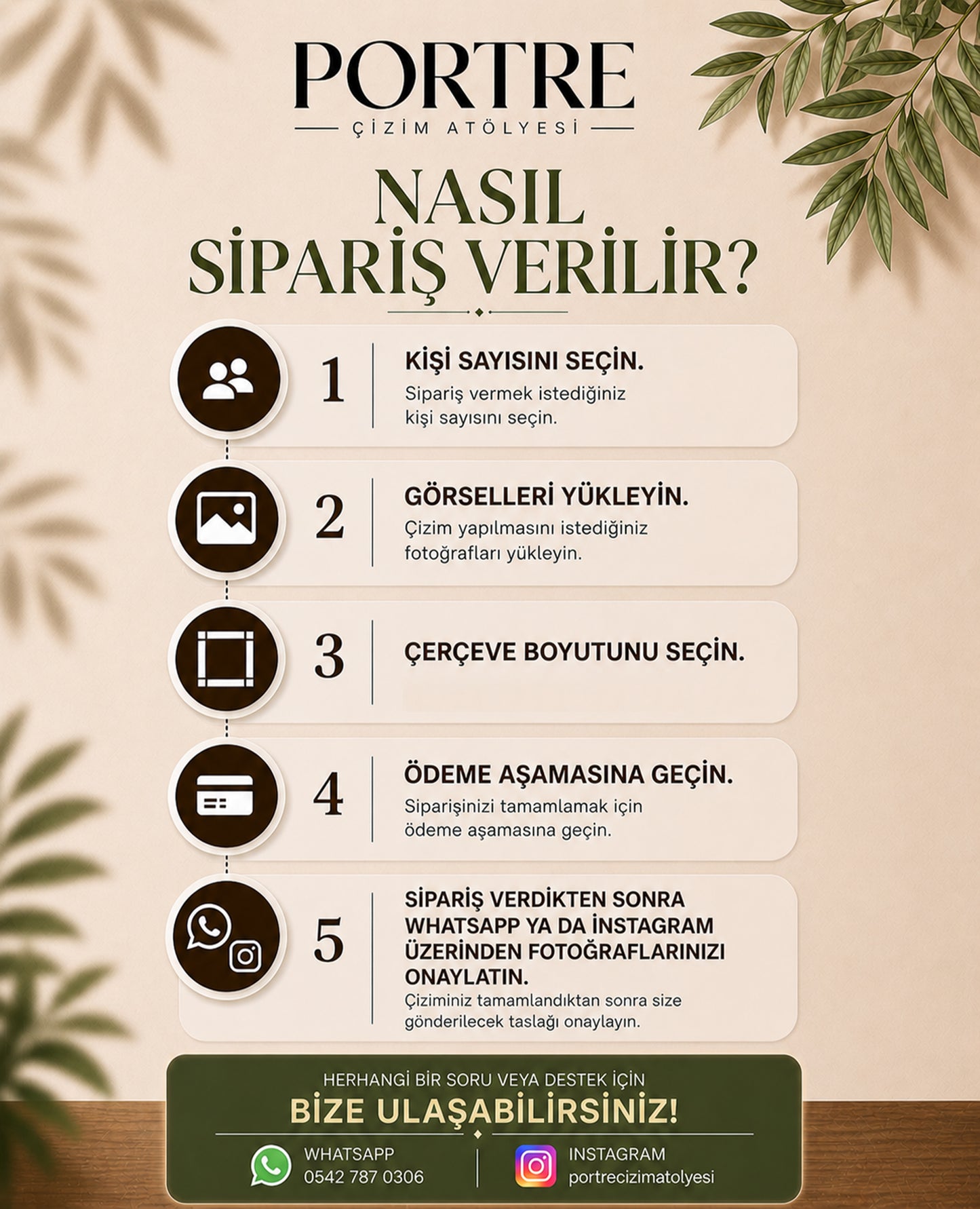 Kişiye Özel Fotoğraf Birleştirme - Çerçeveli Tablo